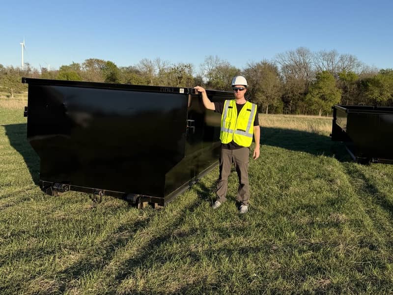 15 yard roll-off dumpster available for rent in Waco, TX