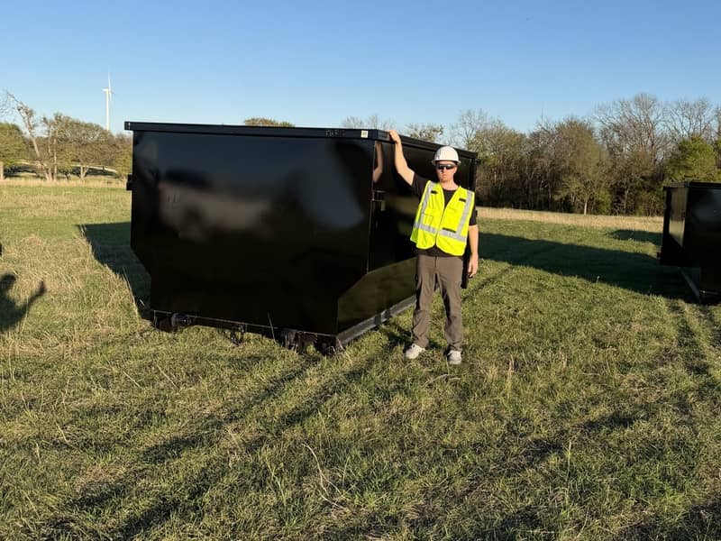 18 yard roll-off dumpster available for rent in Waco, TX